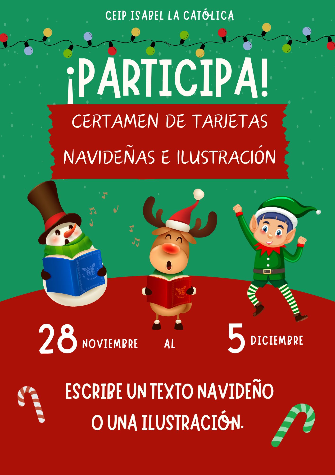 CERTAMEN DE POSTALES NAVIDEÑAS CURSO 25 26