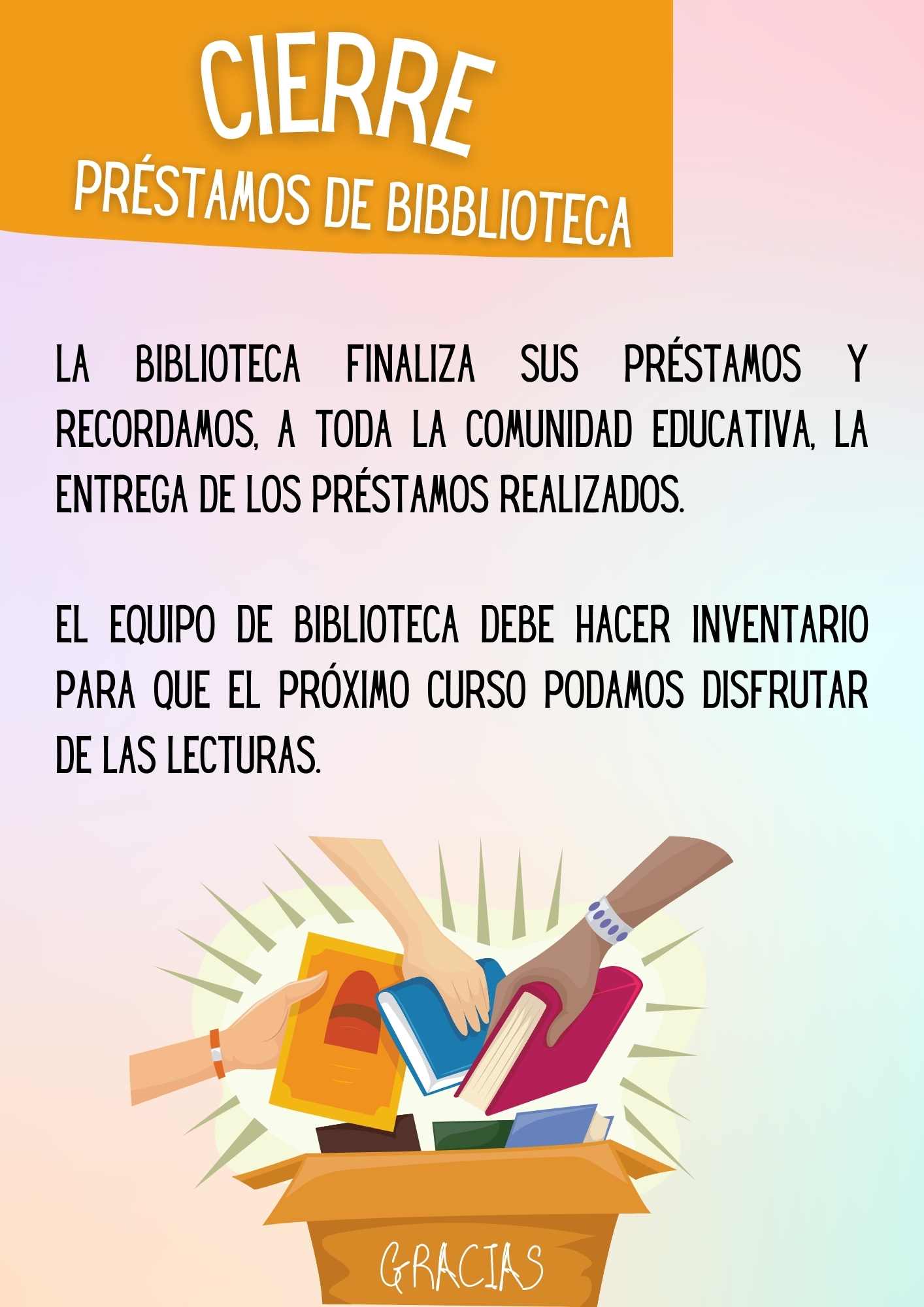 CIERRE DE PRÉSTAMOS
